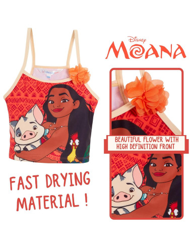 Tankini Moana Disney Niñas 2 Piezas Deluxe 9-10 Años