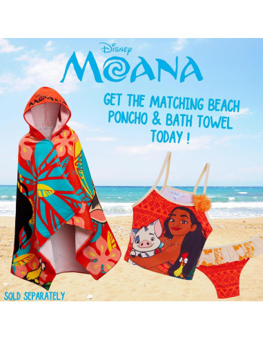 Tankini Moana Disney Niñas 2 Piezas Deluxe 9-10 Años