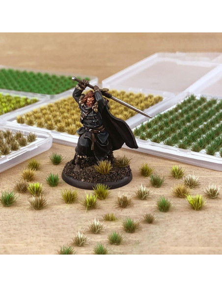 Kit de Hierba Estática Woohome 208 Piezas Verde