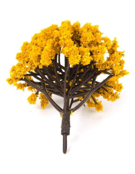 Kisangel Mini Árboles Modelo 20 Pcs 3-8 cm Naranja