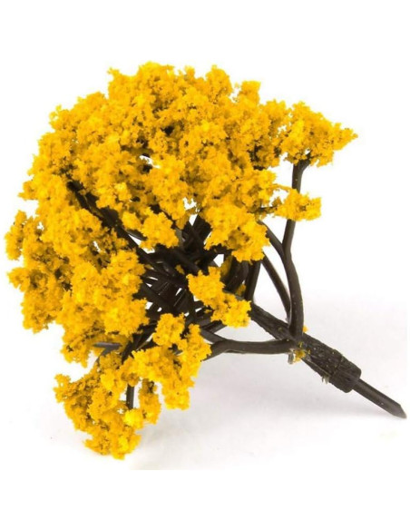 Kisangel Mini Árboles Modelo 20 Pcs 3-8 cm Naranja