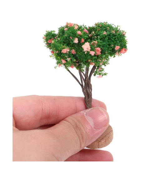 Luxshiny 5pcs Árboles de Plástico para Diorama 7,29cm