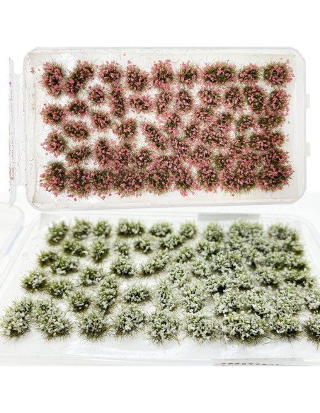 Cayway 106 PCS Mechones de Hierba Artificial para Diorama