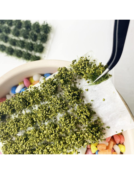 Cayway 56 PCS Hierba Artificial para Modelismo DIY