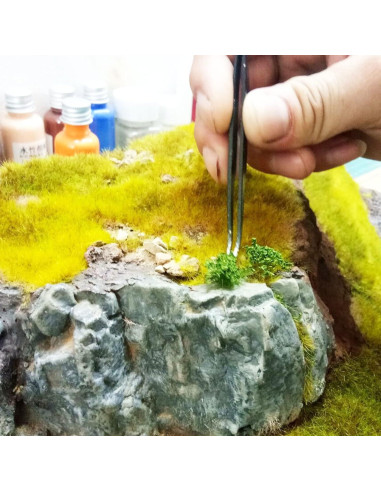 Cayway 56 PCS Hierba Artificial para Modelismo DIY