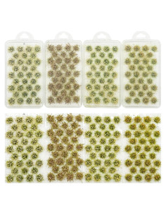 Cayway 128 PCS Tufts de Hierba Estática para Diorama