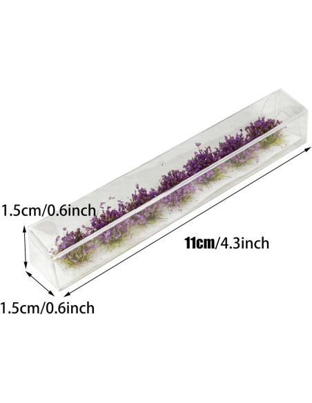 56 PCS Tufts de Hierba Estática Attuslla para Diorama