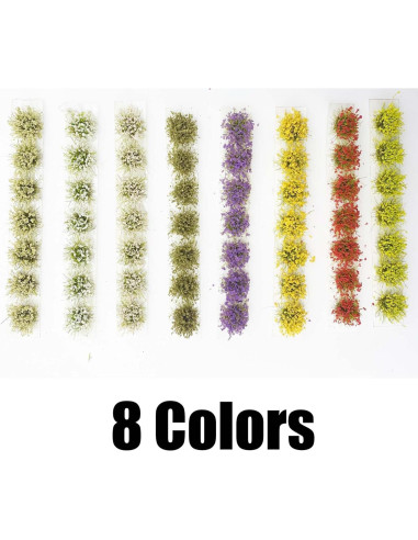 56 PCS Tufts de Hierba Estática Attuslla para Diorama