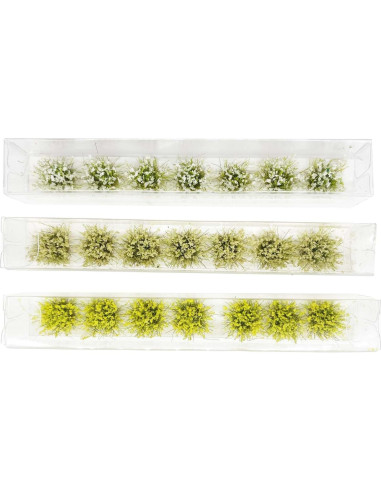 56 PCS Tufts de Hierba Estática Attuslla para Diorama