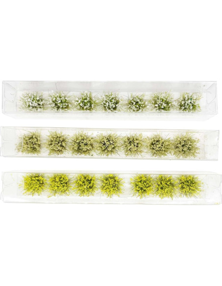 56 PCS Tufts de Hierba Estática Attuslla para Diorama