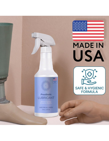 Spray Lubricante Prostético Samorillo 473ml para Forros de Silicona