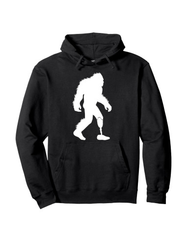 Sudadera con capucha Bigfoot amputación pierna protésica