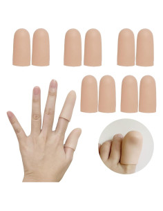 10 Protectores de Dedos de Gel Kris-kikomy para Eczema y Artritis