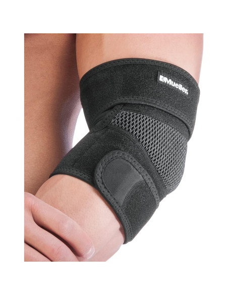Soporte Ajustable para Codo MUELLER Medicina Deportiva Negro