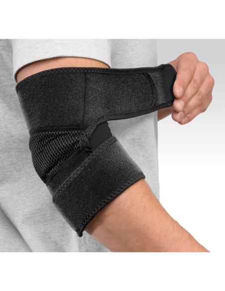 Soporte Ajustable para Codo MUELLER Medicina Deportiva Negro