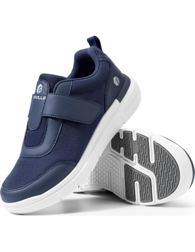 Zapatos Diabéticos FitVille Hombres Ancho Extra Azul 10