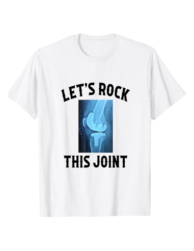 Camiseta de Recuperación de Cirugía de Rodilla Hombre - Blanca