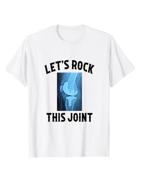 Camiseta de Recuperación de Cirugía de Rodilla Hombre - Blanca