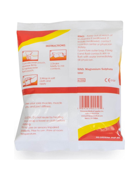 Paquete de Calor Instantáneo Primacare PHP-45, 24 Piezas, 10.16x12.7 cm