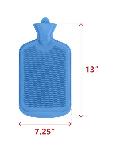 Botella de Agua Caliente SteadMax 2L Caucho Natural Libre BPA