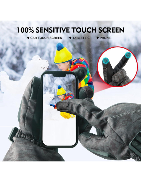 Guantes Calentados Impermeables Maliansun HG001 Unisex