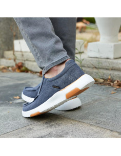 Zapatos Slip-On Ortopédicos Hombre OrthoComfoot 9 Denim 2