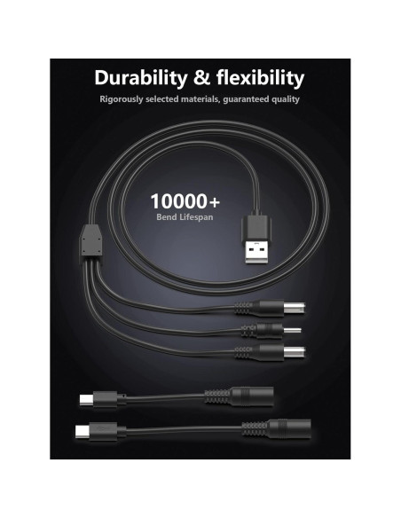 Cargador USB 5-en-1 para Collares de Entrenamiento de Perros