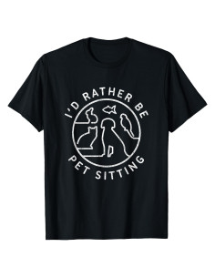 Camiseta Cuidador de Mascotas Hombre - Dog Walker Co. Negro
