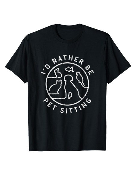 Camiseta Cuidador de Mascotas Hombre - Dog Walker Co. Negro