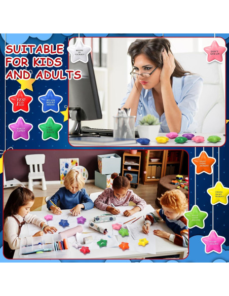 150 Pelotas Antiestrés Motivacionales Jenaai 14.2 cm Coloridas