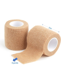 Venda Cohesiva Autoadhesiva YAXEON 5,08 cm x 4,57 m 2