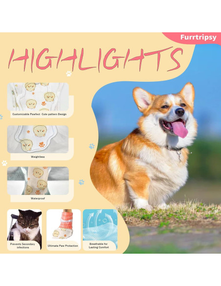 Botas Desechables para Perros Furrtripsy M 32 Piezas