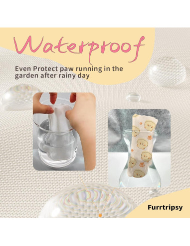 Botas Desechables para Perros Furrtripsy M 32 Piezas