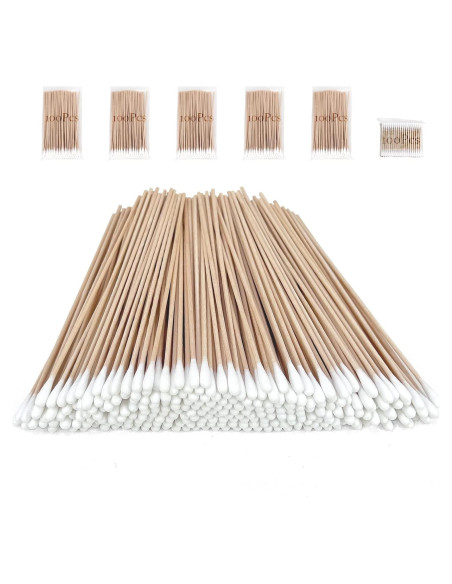 Bastoncillos de Algodón EYXFORMULA 500 Pcs 15,24 cm