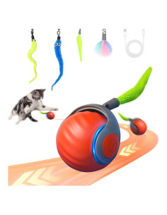 Juguete Interactivo para Gato Kanuoc Speedy Tail Naranja