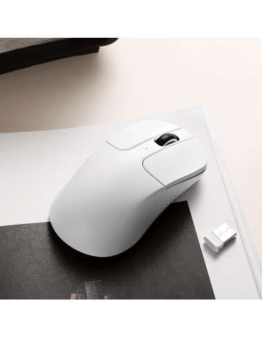 Ratón Óptico Inalámbrico Keychron M3 Mini 4K Blanco 55g