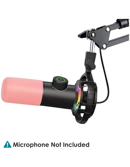 Filtro de espuma para micrófono Fifine K658 - Rosa