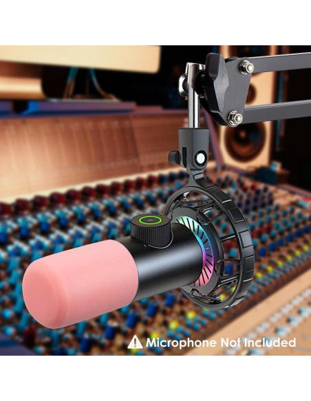 Filtro de espuma para micrófono Fifine K658 - Rosa