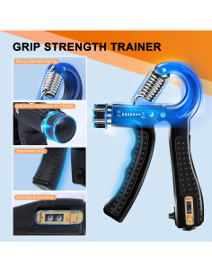 Kit de Entrenador de Fuerza de Agarre Treeroot 5 Piezas 2