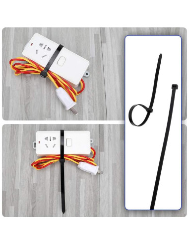 Bridas Pesadas KOOWIN 40,64 cm 120 kg 100 Piezas Negras