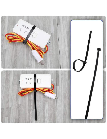 Bridas Pesadas KOOWIN 40,64 cm 120 kg 100 Piezas Negras