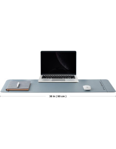 Alfombrilla de Escritorio HOMIEAZICOZI PU Antideslizante 91x43 cm 2