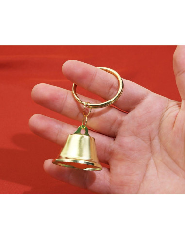 Anillas de Llave de Cobre Tupalizy 15mm 6PCS Bisel Redondeado