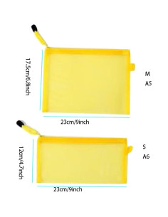 Bolsa Cosmética de Malla 8 Piezas Nylon Organizador Viaje 2