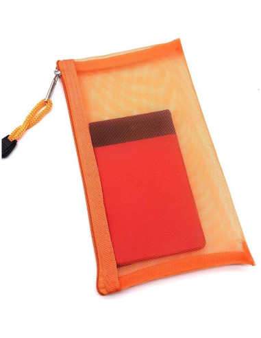 Bolsa Cosmética de Malla 8 Piezas Nylon Organizador Viaje