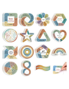 75 Stickers Calmantes Huimdery Texturizados Anti Estrés