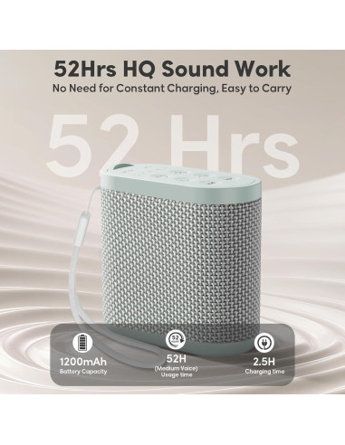 Máquina de Ruido Blanco Portátil HOMEBEST HFD-G19 Verde