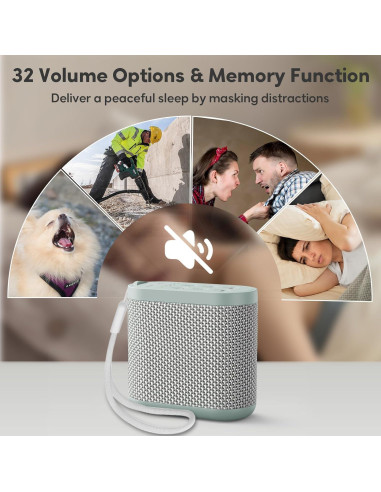 Máquina de Ruido Blanco Portátil HOMEBEST HFD-G19 Verde