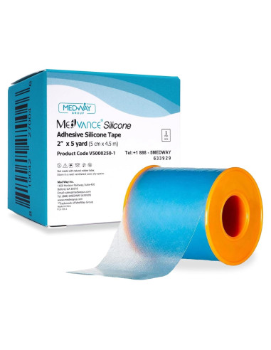 Cinta de Silicona Hipoalergénica MedVance 5 Yardas 5 cm