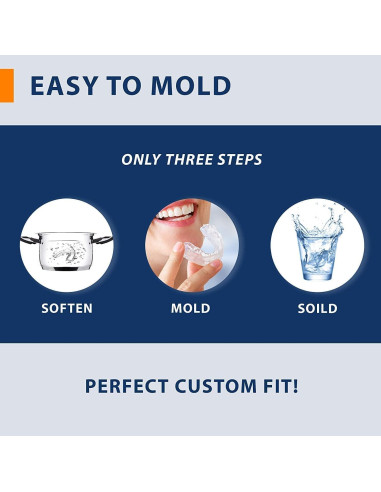 Protector Bucal Neomen para Bruxismo Nocturno - 8 Paquetes